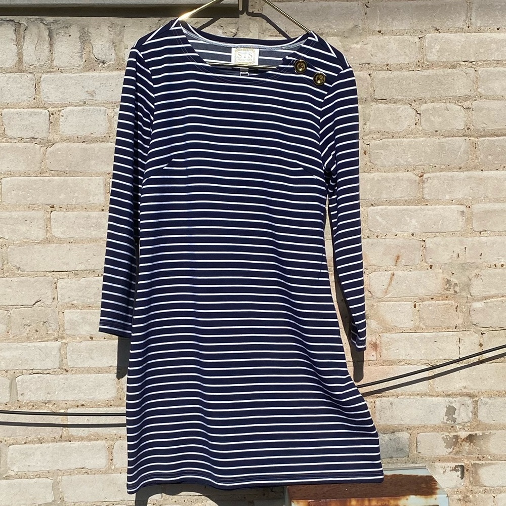 NWT Sail to Sable nautical stripe dress